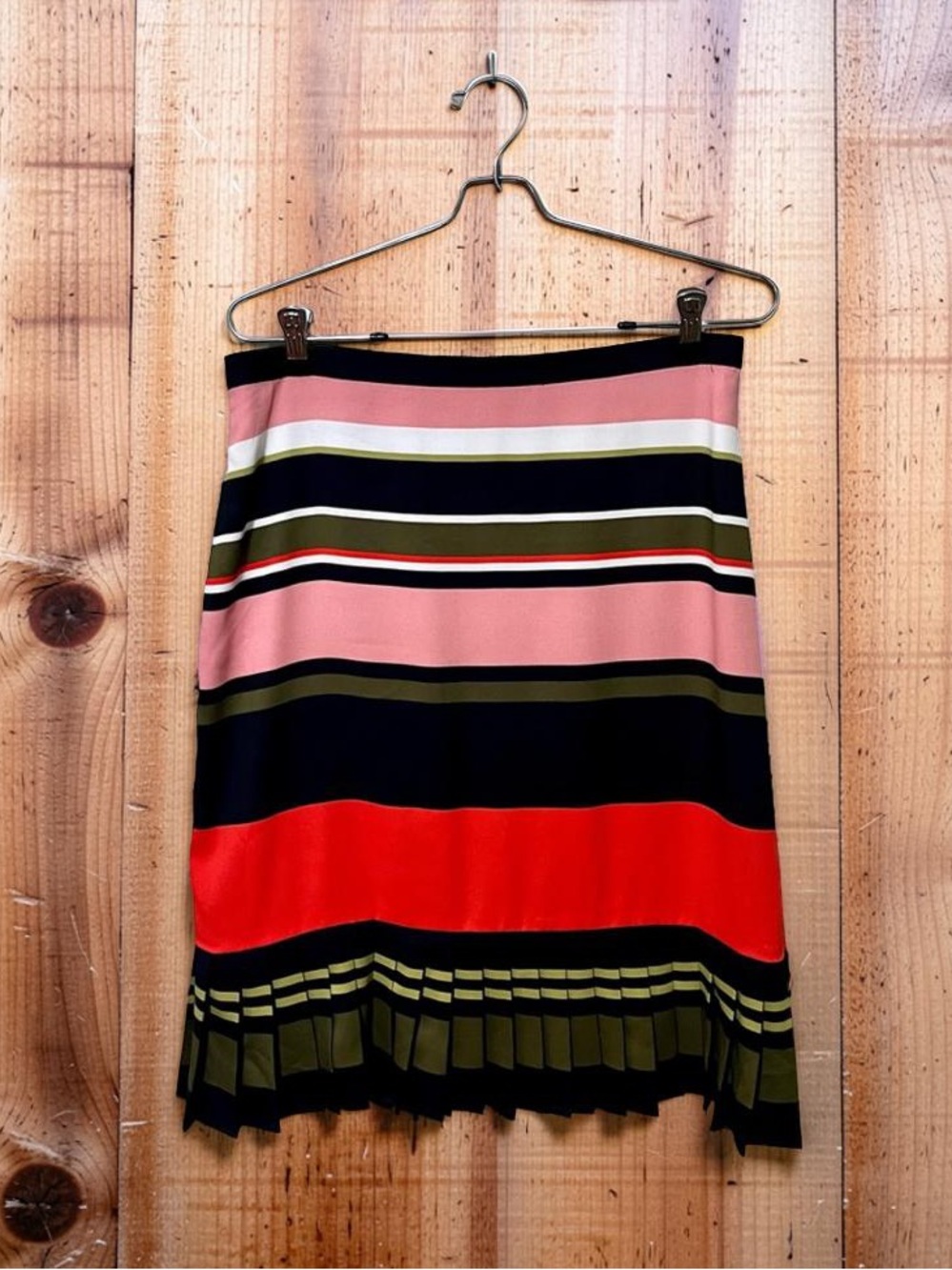 NWT $98 Ann Taylor Striped Skirt